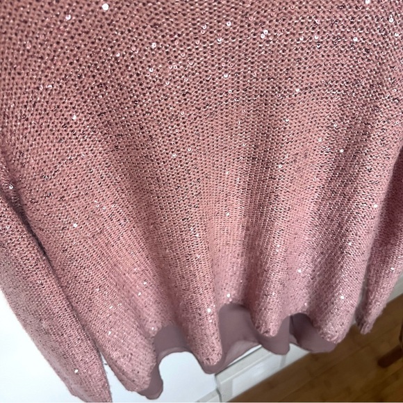 Papillon Knit Sweater with Sheer Layer - Picture 6 of 8